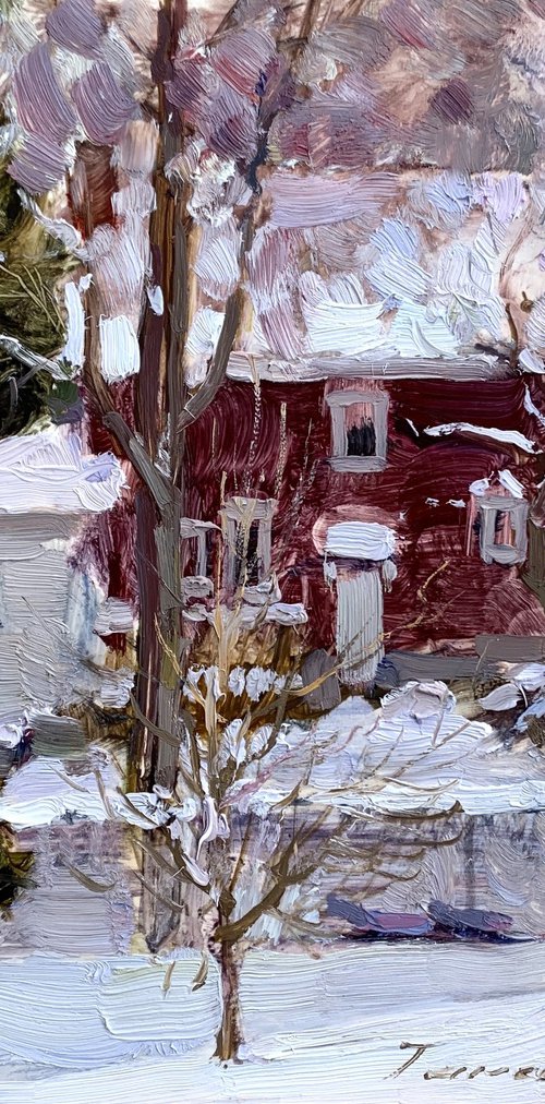 Winter sketch by Volodymyr Tarabanov