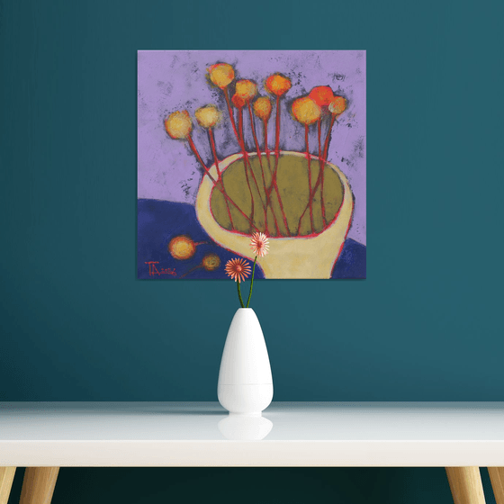 A bouquet of dandelions.