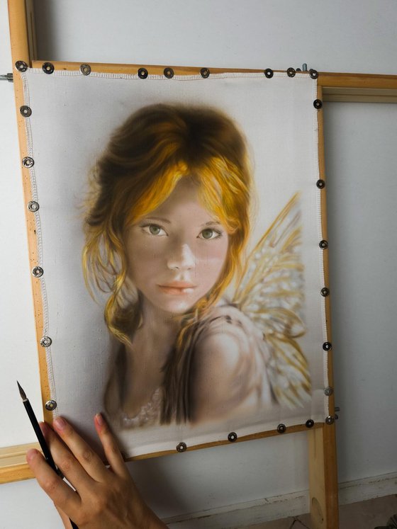 Wings of Dawn – Silk Painting