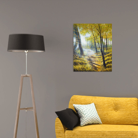 Light Through Autumn Trees