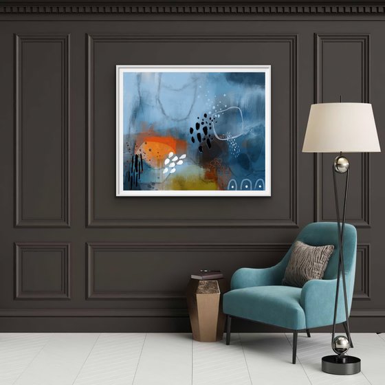 Les sirènes ne sont pas des poissons - Abstract artwork - Limited edition of 3