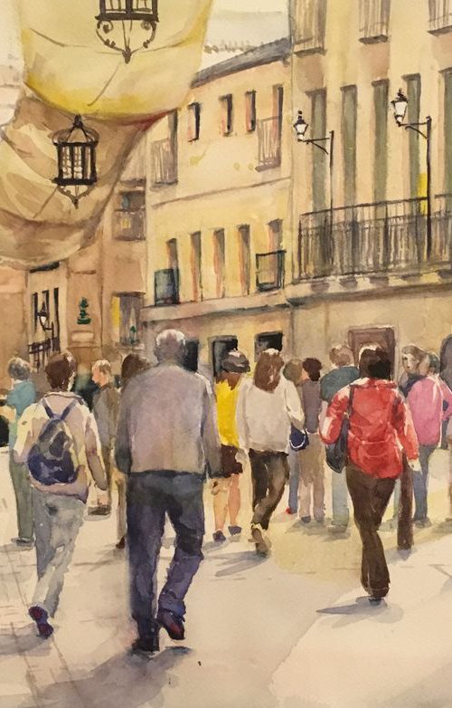 Walking in Toledo III by Yoshiko Murdick
