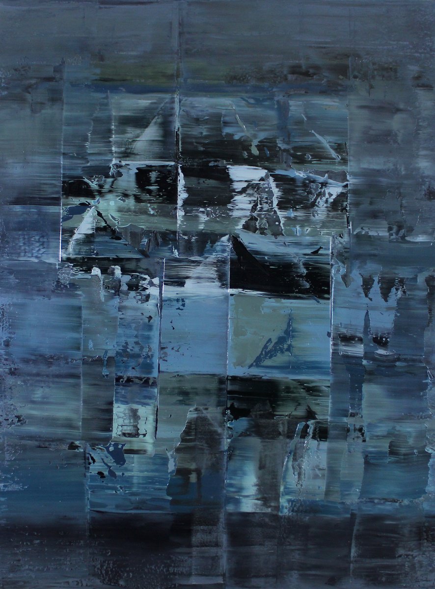 Organic Abstract Oil Painting By Athaang Art, 30 X 40, Abstract-220, Original Artwork