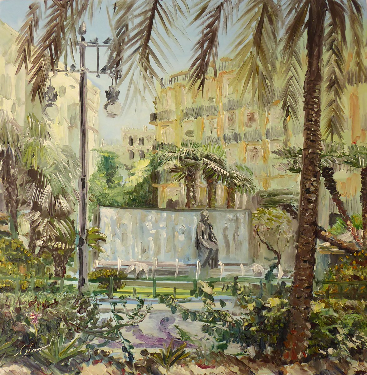 Palms in City by Narek Hambardzumyan
