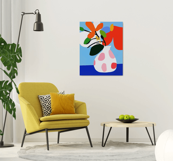 Abstract Vase Painting