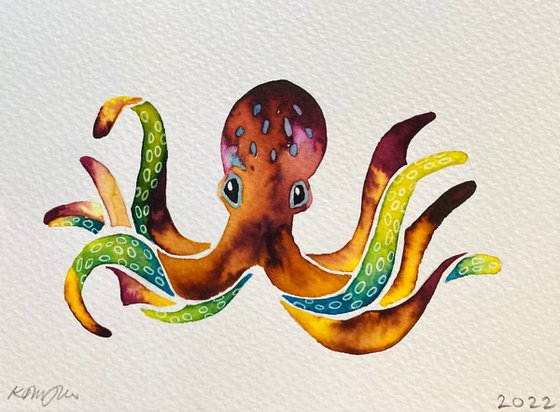 Little Octopus Original Artwork