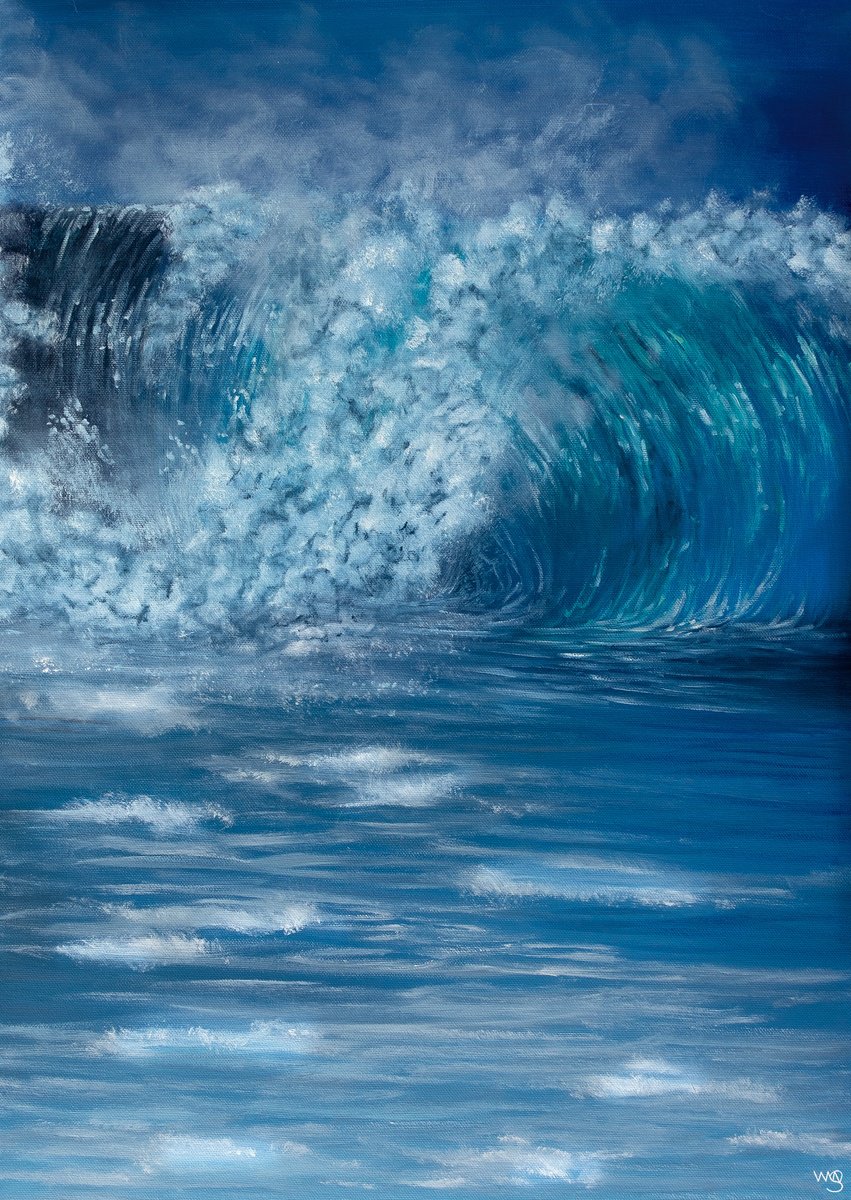 Inspiring Wave by Sarah Vms Art