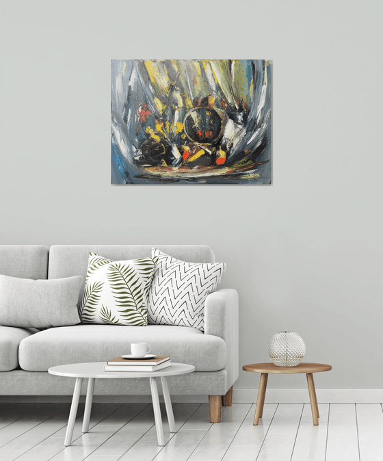 Still Life in Yellow and Grey