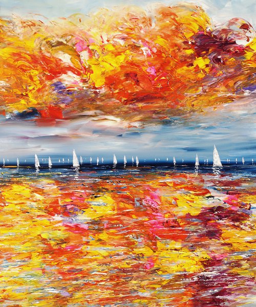 Seascape Sailing Impressions XXL 3 by Peter Nottrott
