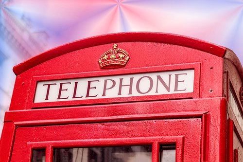 Iconic London ( Vibrant Telephone Box) 1/20 18"X12" by Laura Fitzpatrick