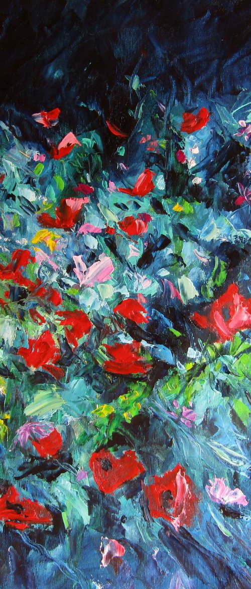 Poppies in the garden by Kovács Anna Brigitta