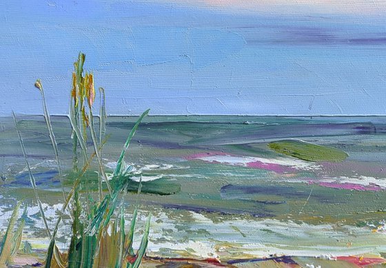 A quiet evening by the sea