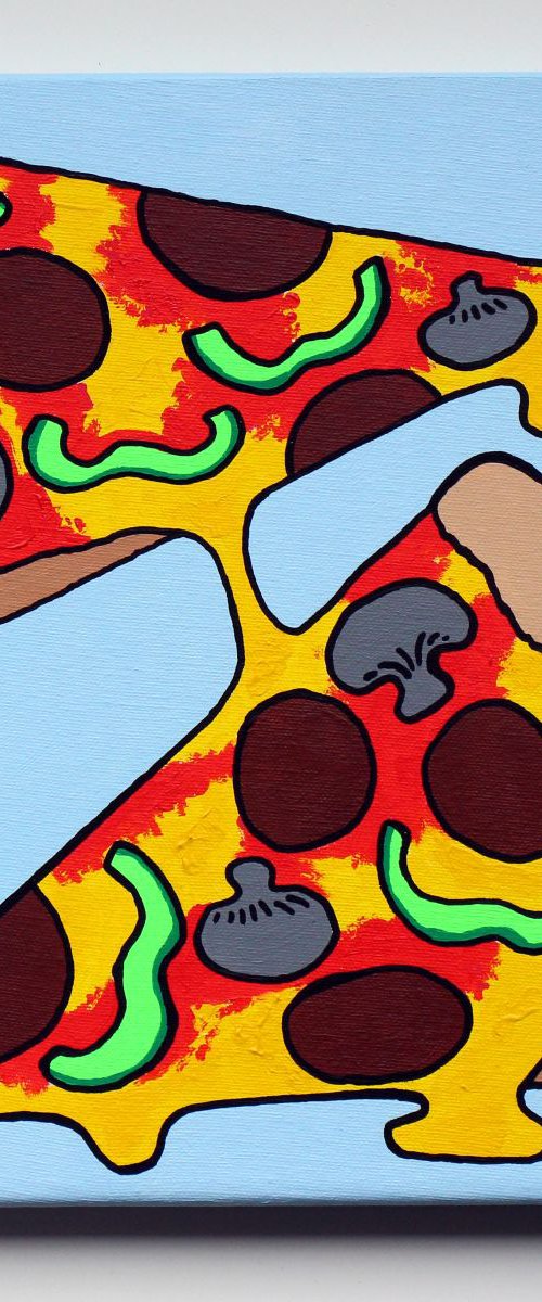 Two Slices of Pizza by Ian Viggars