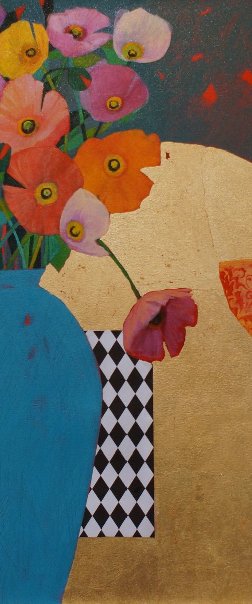 Poppies and Pears by Sandra Michele Knight