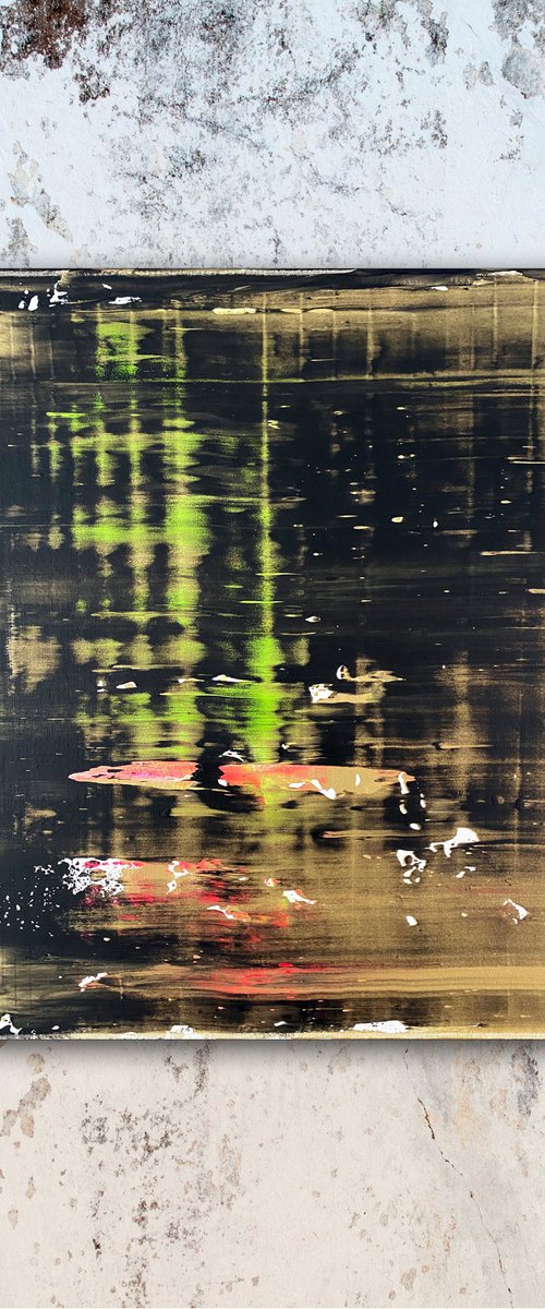 "You Want It Darker" - Original PMS Abstract Acrylic Painting On Canvas - 16" x 20" by Preston M. Smith (PMS)