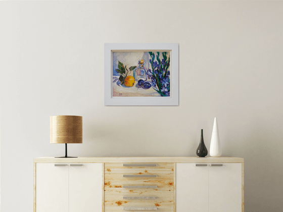 Still Life With Gladioli FRAMED