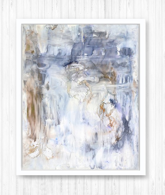 Mystical Moments 5 - Textural Abstract Painting  by Kathy Morton Stanion