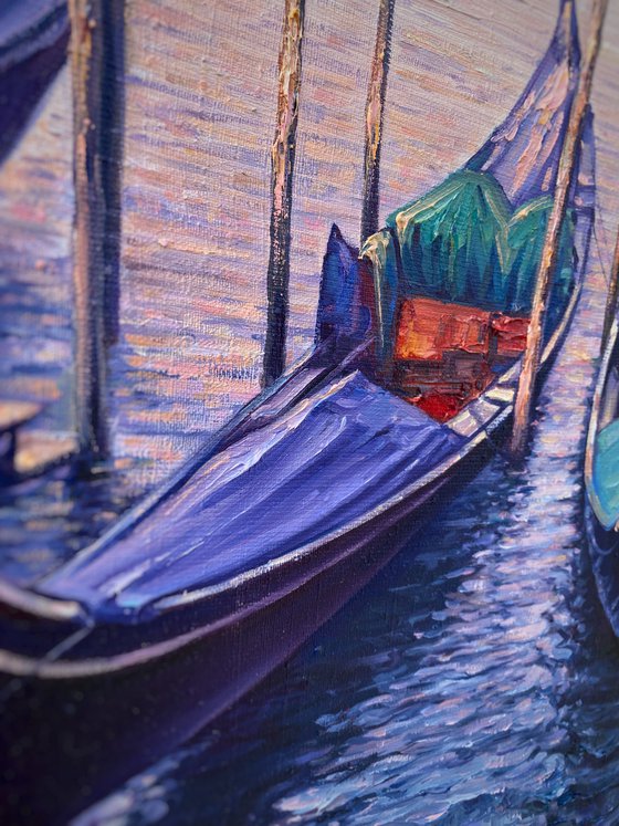 "Morning in Venice"original oil painting