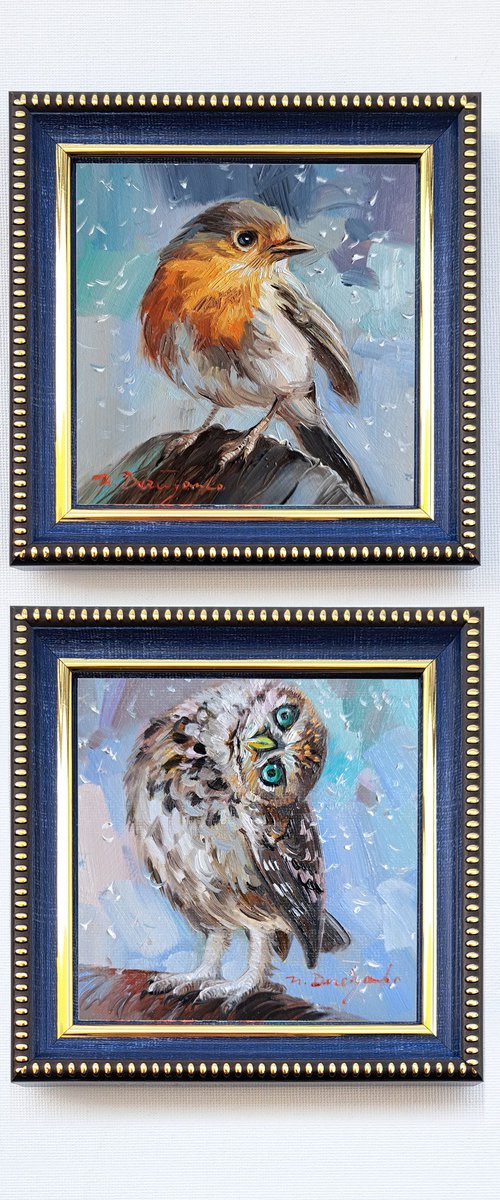 Small birds by Nataly Derevyanko