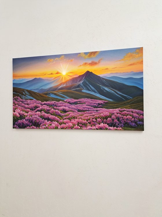 "Sunset in paradise"