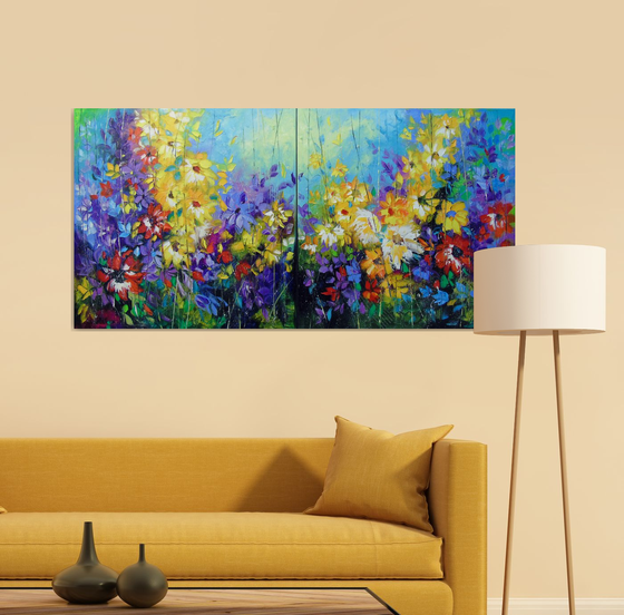 Bright melody 140x70cm