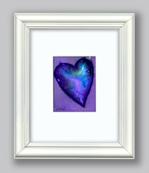 Heart Of Blues 54 - Watercolor by Kathy Morton Stanion by Kathy Morton Stanion