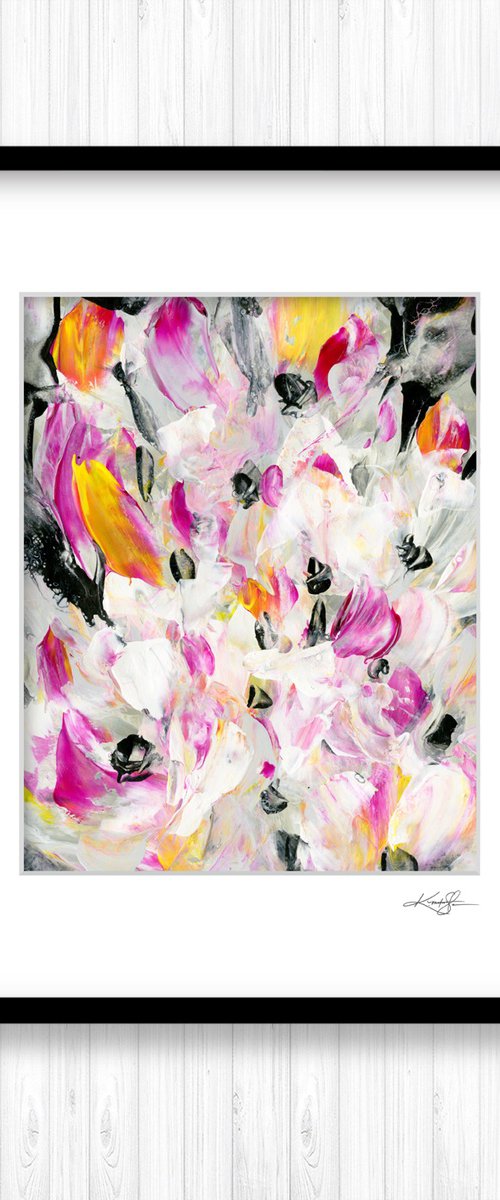 Tranquility Blooms 39 - Flower Painting by Kathy Morton Stanion by Kathy Morton Stanion