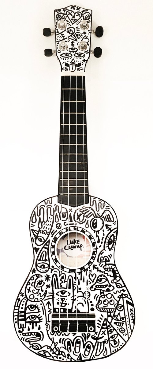 Ukulele Doodle ~ 4 by Luke Crump