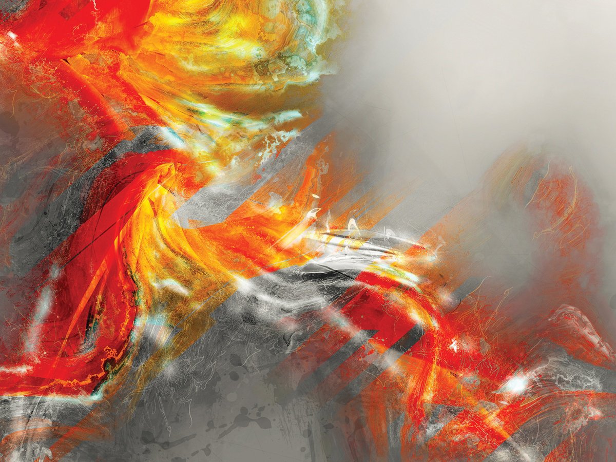 Abstract Botanical Print By Javier Diaz, 80 X 60, Delirios Xxvii, Original Artwork