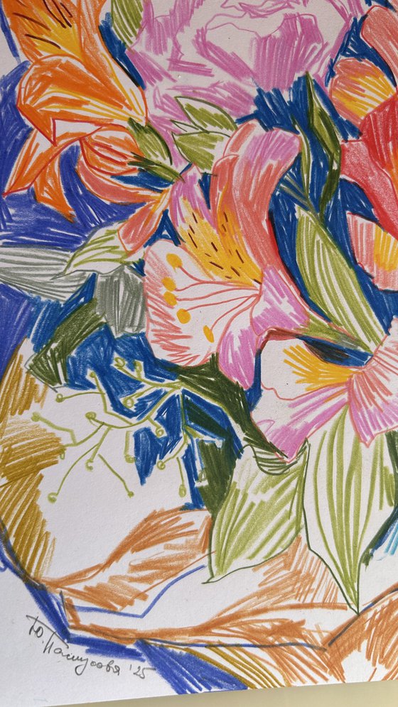 Colourful flowers