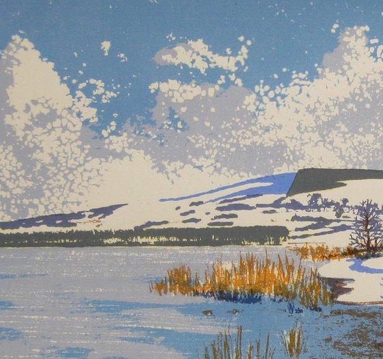 Winter sunrise, Blessington Lake