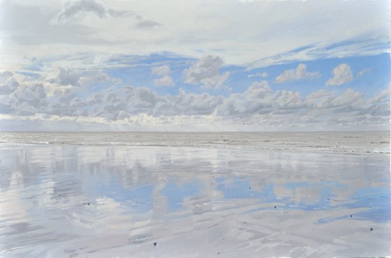 Reflections at low tide, Baie de Somme