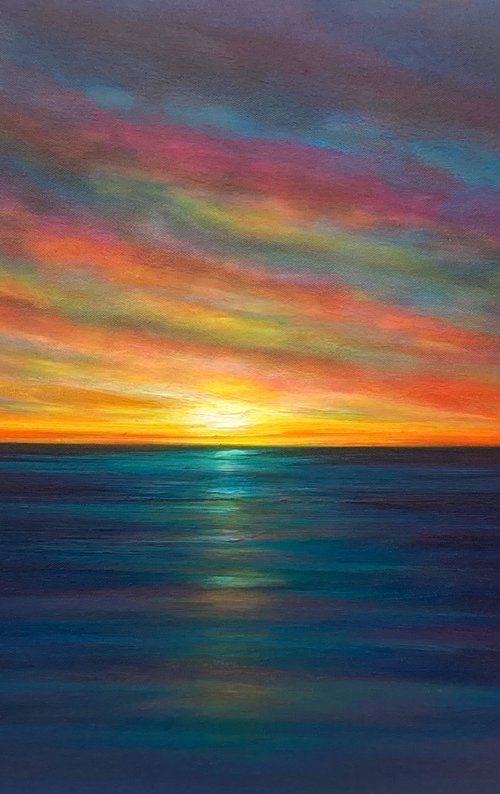 Night Falls on the Setting Sun by Julia Everett