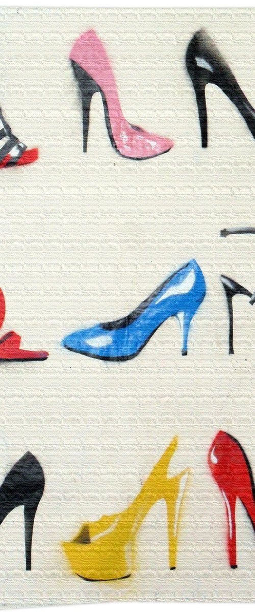 Sly heels (on gorgeous waterpaper). by Juan Sly