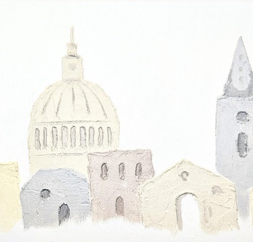Contemplating Valletta No.3 by Elizabeth McDonough