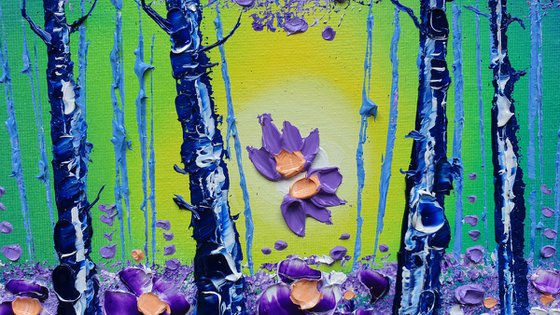 "Violet Forest & Flowers in Love"