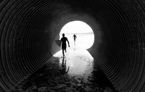 TUNNEL SURFING by Andrew Lever