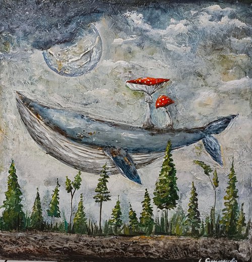Visionary whale by Evgenia Smirnova