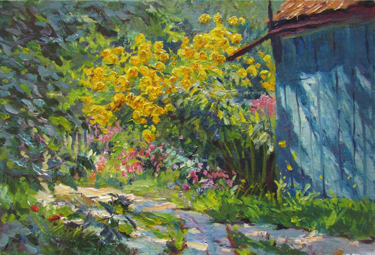 Yellow Flowers By Viktoriia Pidvarchan, 14 X 9, Artwork For Sale On Artfinder