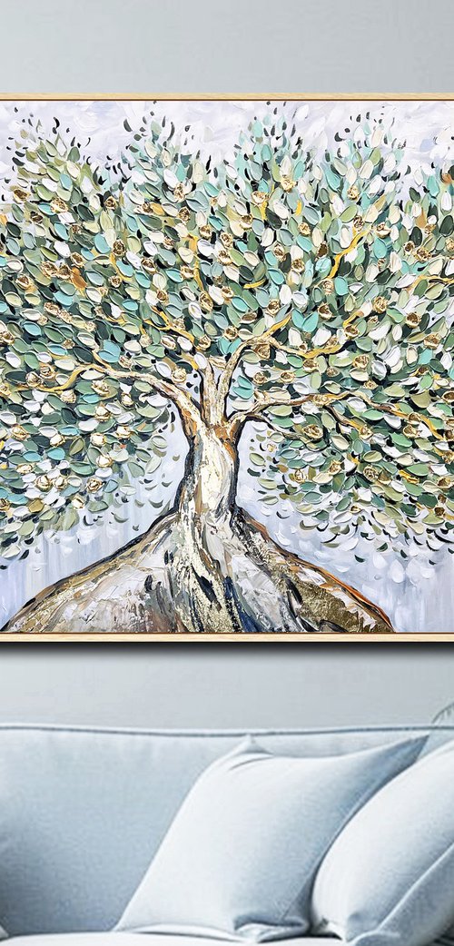 Golden Olive Tree by Lana Guise