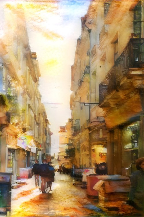 Dans la Grande-Rue by Danielle ARNAL