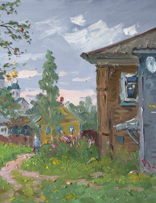 Old Courtyard in Uglich by Alexander Alexandrovsky