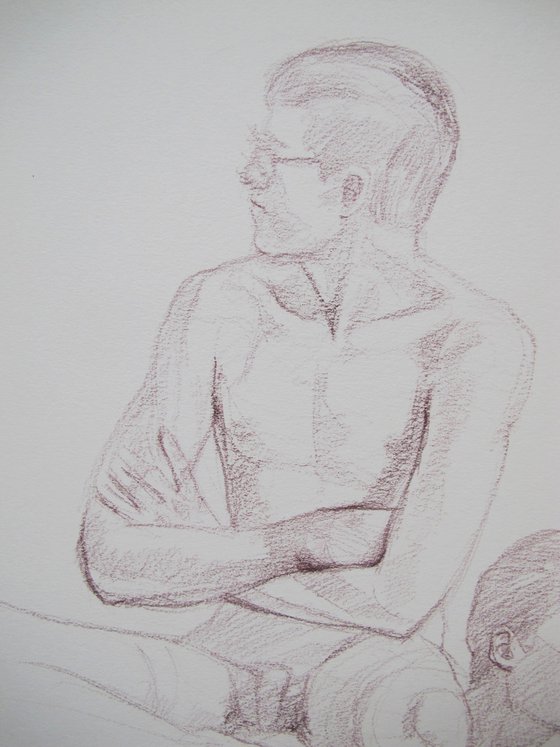 Male nude 2 poses