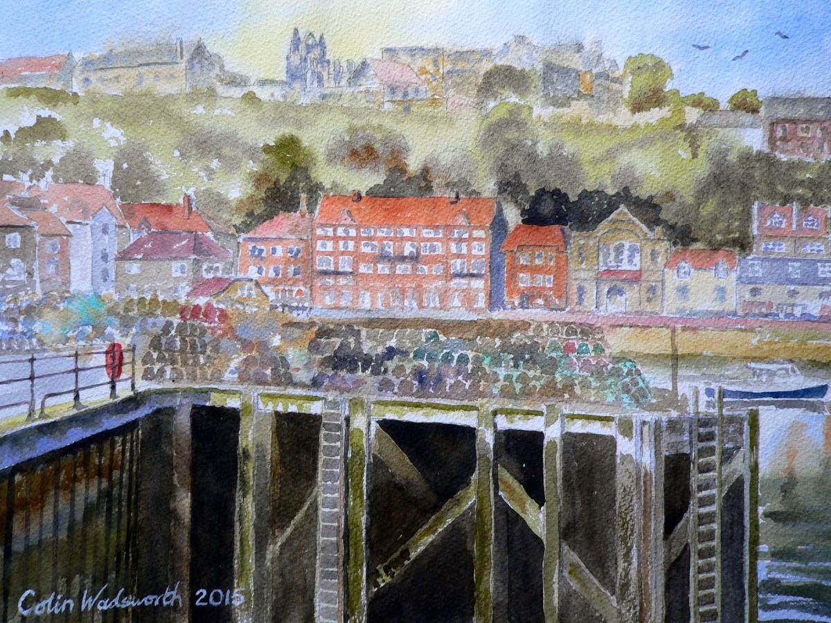 Whitby Harbour (3) by Colin Wadsworth