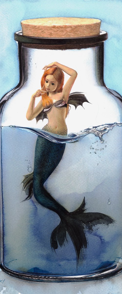 Mermaid in Jar II by REME Jr.