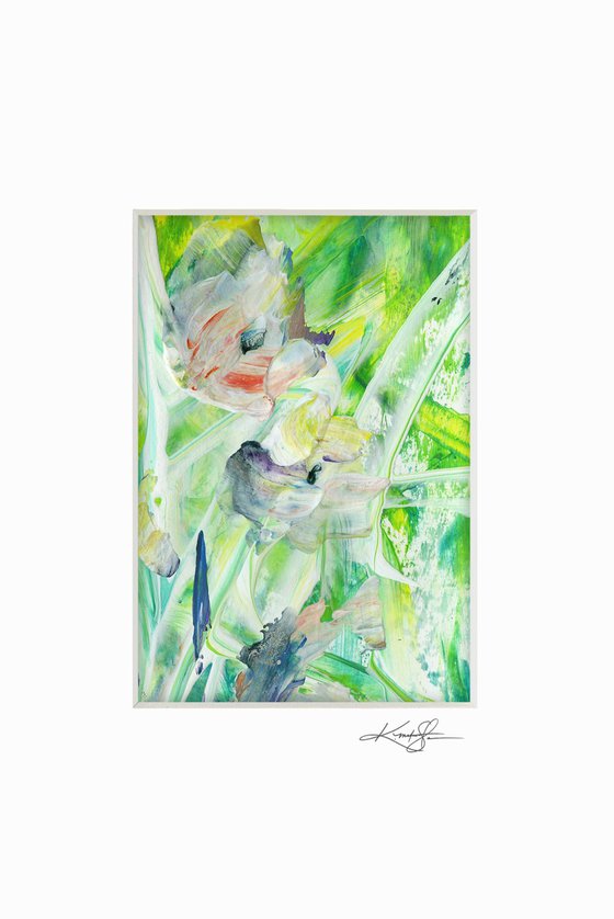 Blossoms Of Love Collection 2 - 3 Floral Paintings by Kathy Morton Stanion