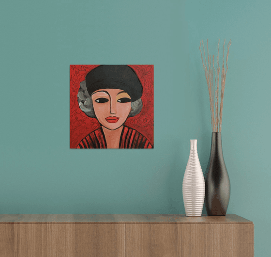 Girl with beret