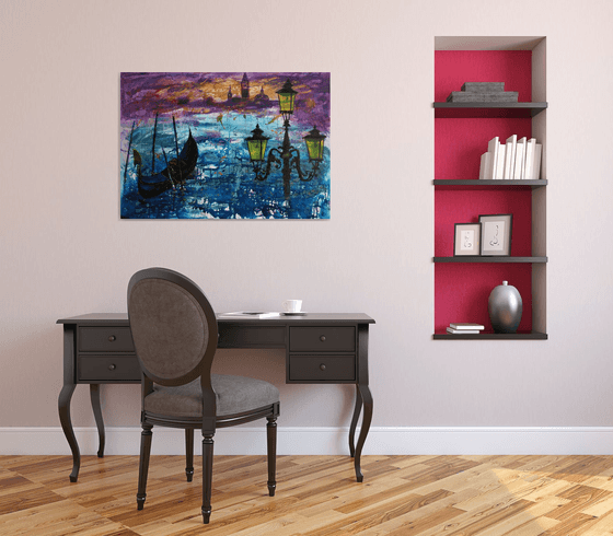 In a dream and in reality... Venice I /  ORIGINAL PAINTING