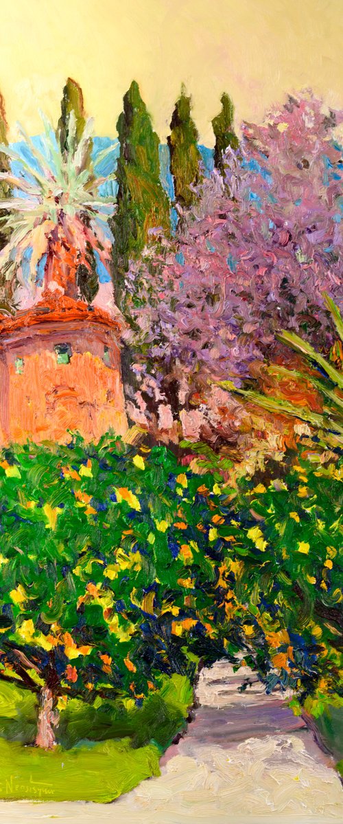 Park with Lemon Trees by Suren Nersisyan