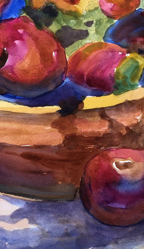 Study of Apples by Bronwen Jones